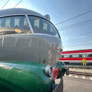 Arecchino train designed by Gio Ponti in 1950s